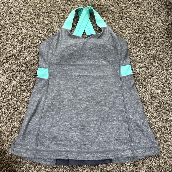Lululemon tank top built in bra size 8 - Picture 2 of 8